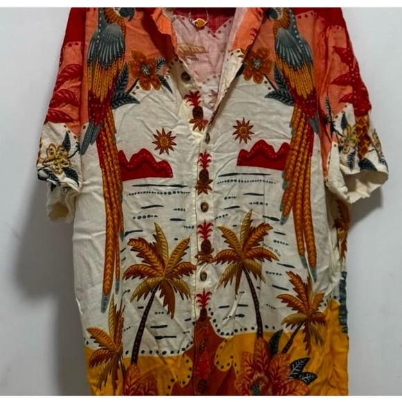 FARM Rio Tropical Button-Up Shirt – Size M 🌴 - Picture 3 of 5